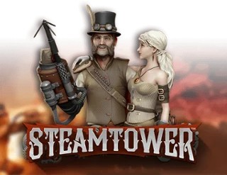 Steam Tower Slot logo by NetEnt at Ninlay Casino